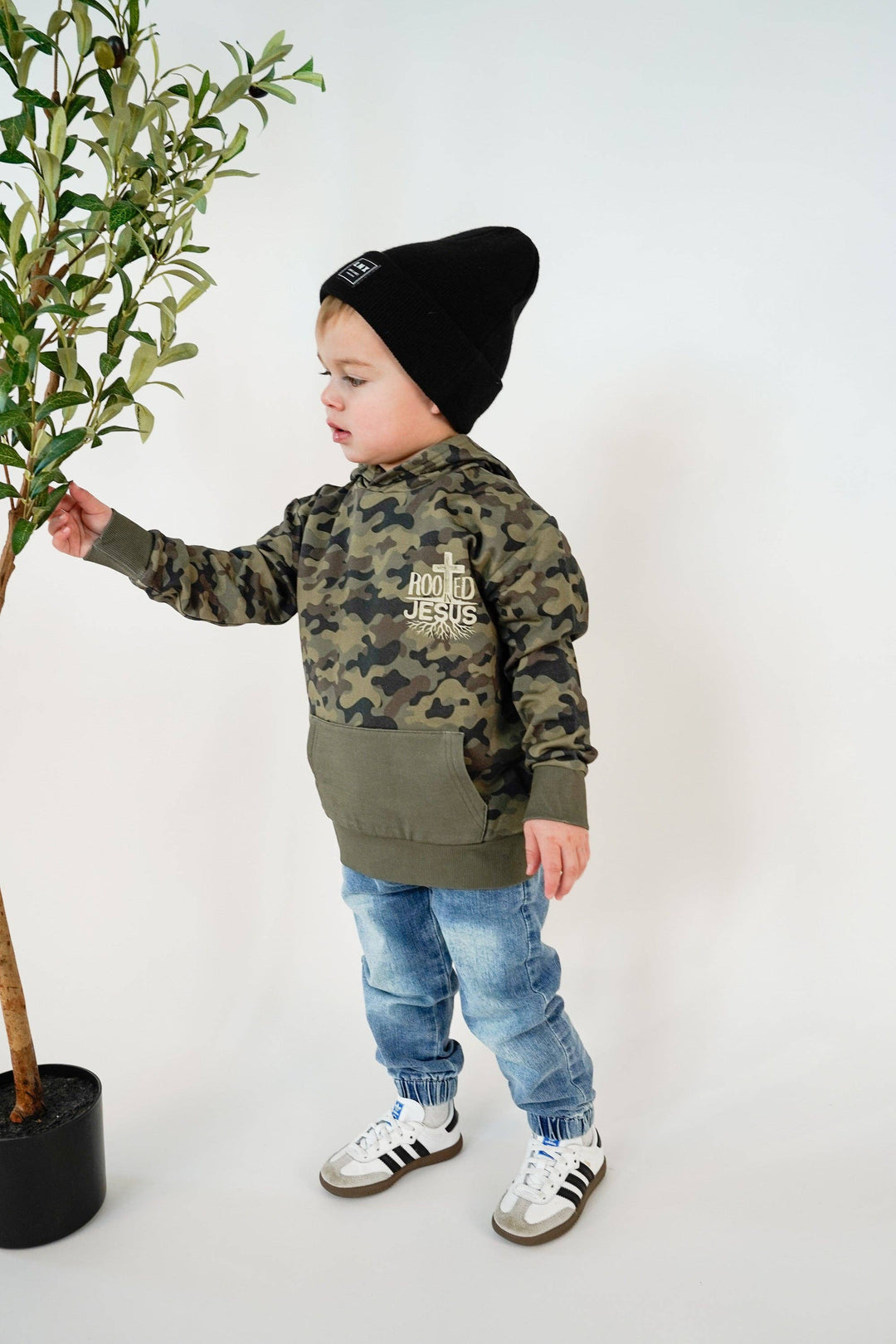 BRVE by Fletch - Rooted In Jesus Kids Hoodie