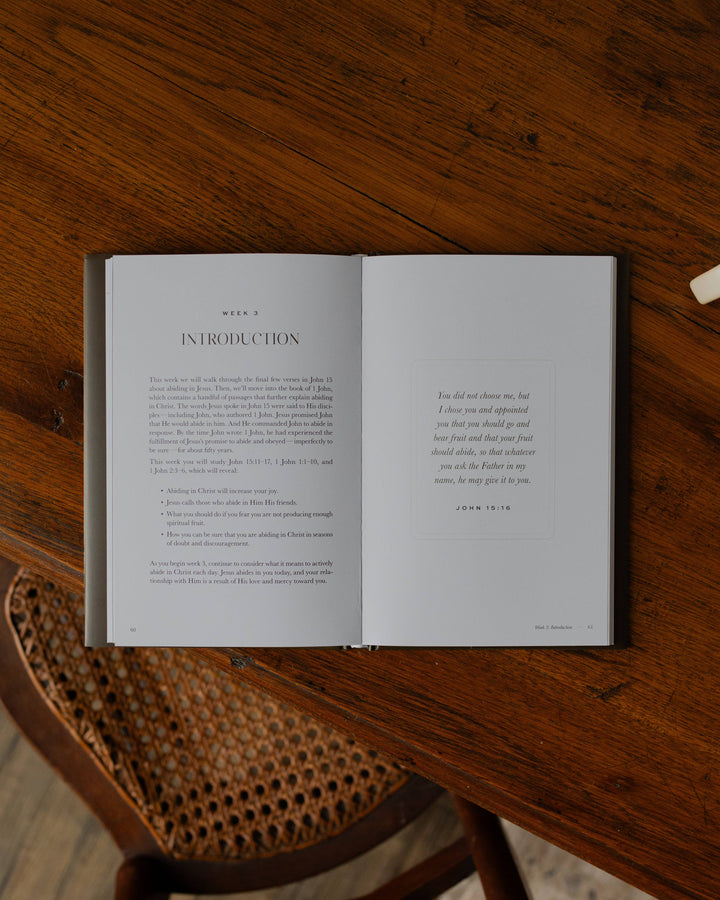 The Daily Grace Co - Abide Hardcover Bible Study