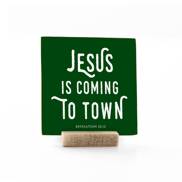 Revelation Culture - Christmas | Wood Message Art Card Flat Card | 4 x 4