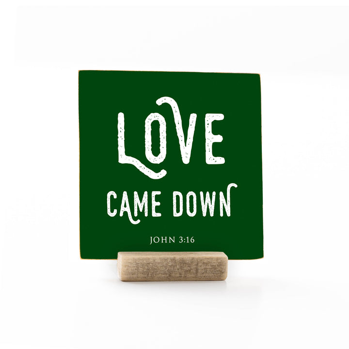 Revelation Culture - Christmas | Wood Message Art Card Flat Card | 4 x 4