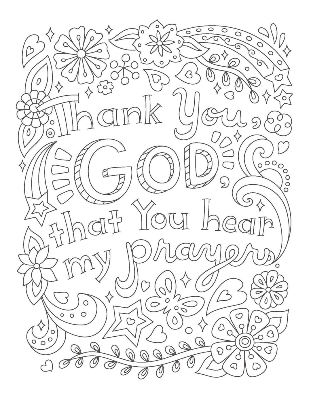The Power of a Praying Girl Coloring Book: Paperback / English