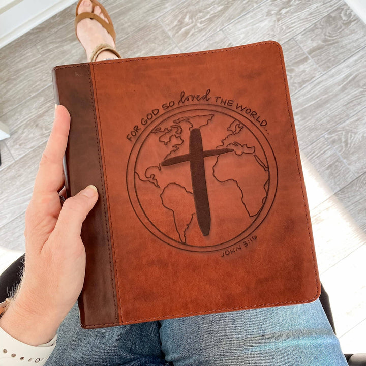 Joy Creative Bibles - ESV Journaling Study Bible - John 3:16