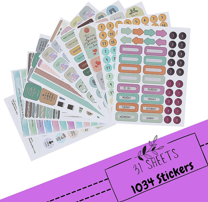 Mr. Pen - Christian Journaling Stickers 31 Sheets