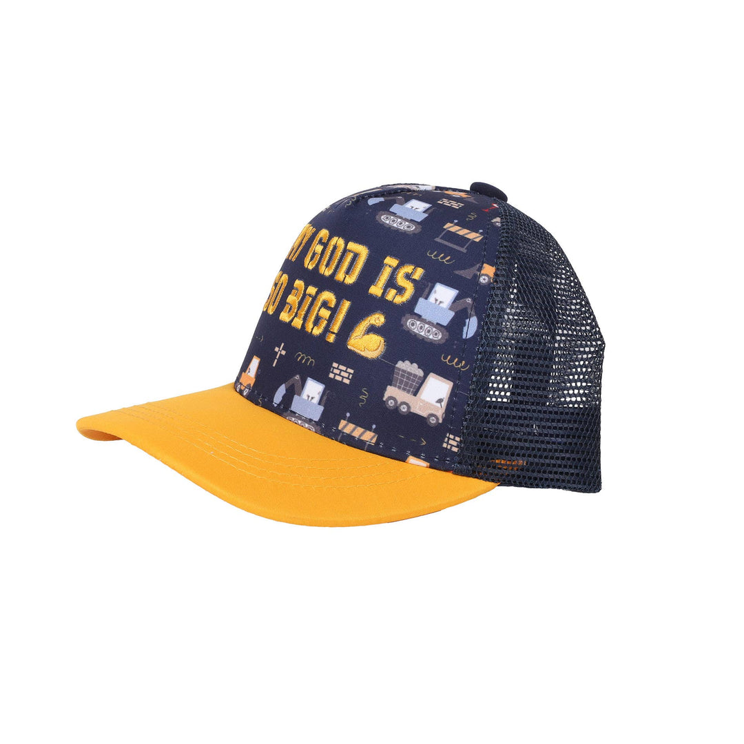 Cap My God Yellow/  Navy Kids