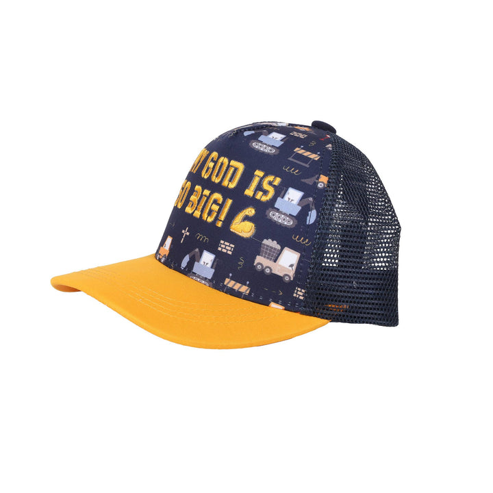 Cap My God Yellow/  Navy Kids