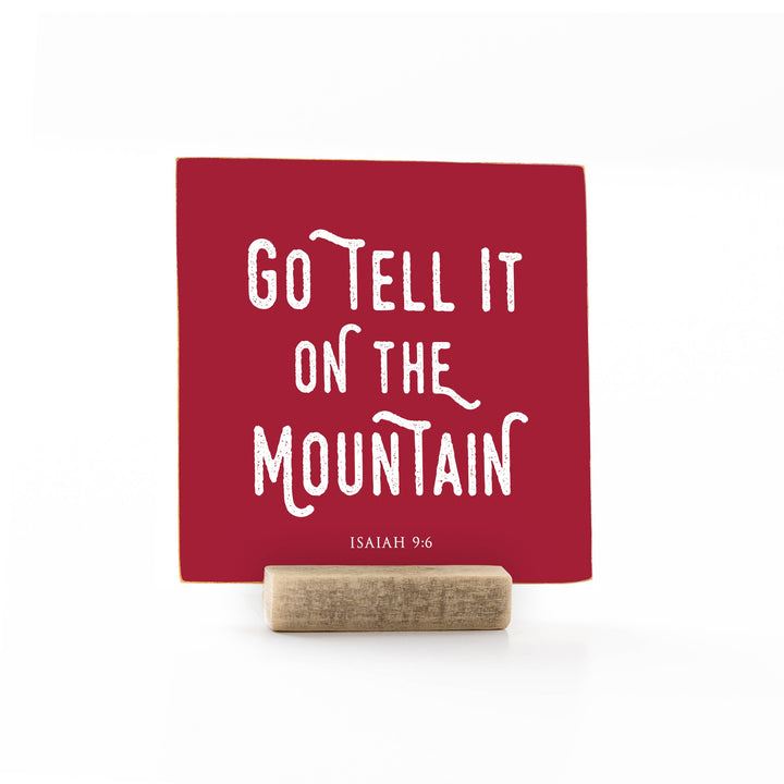 Revelation Culture - Christmas | Wood Message Art Card Flat Card | 4 x 4