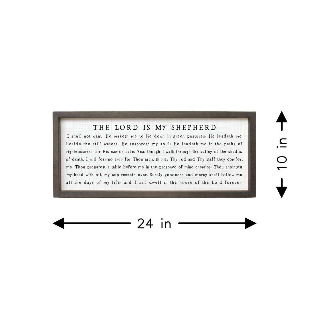Sincere Surroundings - Lord Is My Shepherd - Farmhouse Frames