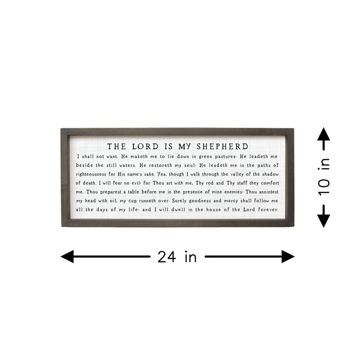 Sincere Surroundings - Lord Is My Shepherd - Farmhouse Frames
