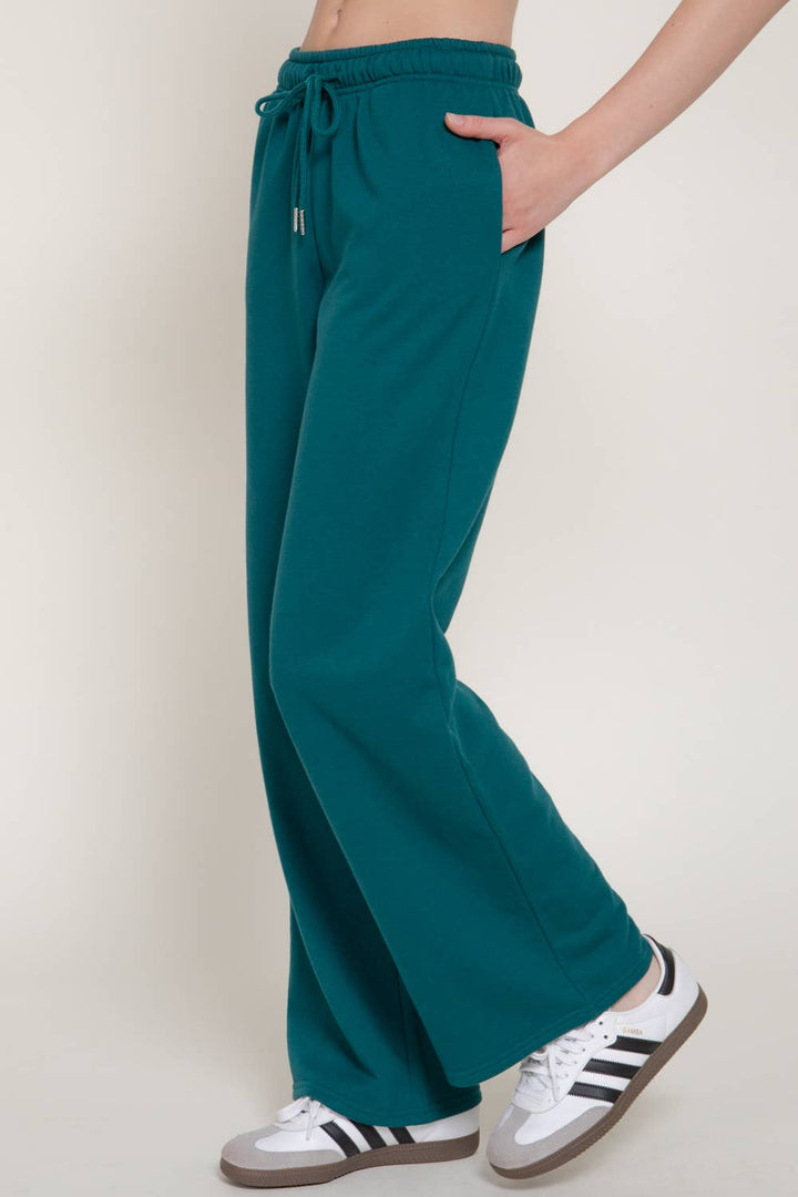 42POPS -  Straight Leg Inner Fleece Jogger Pants