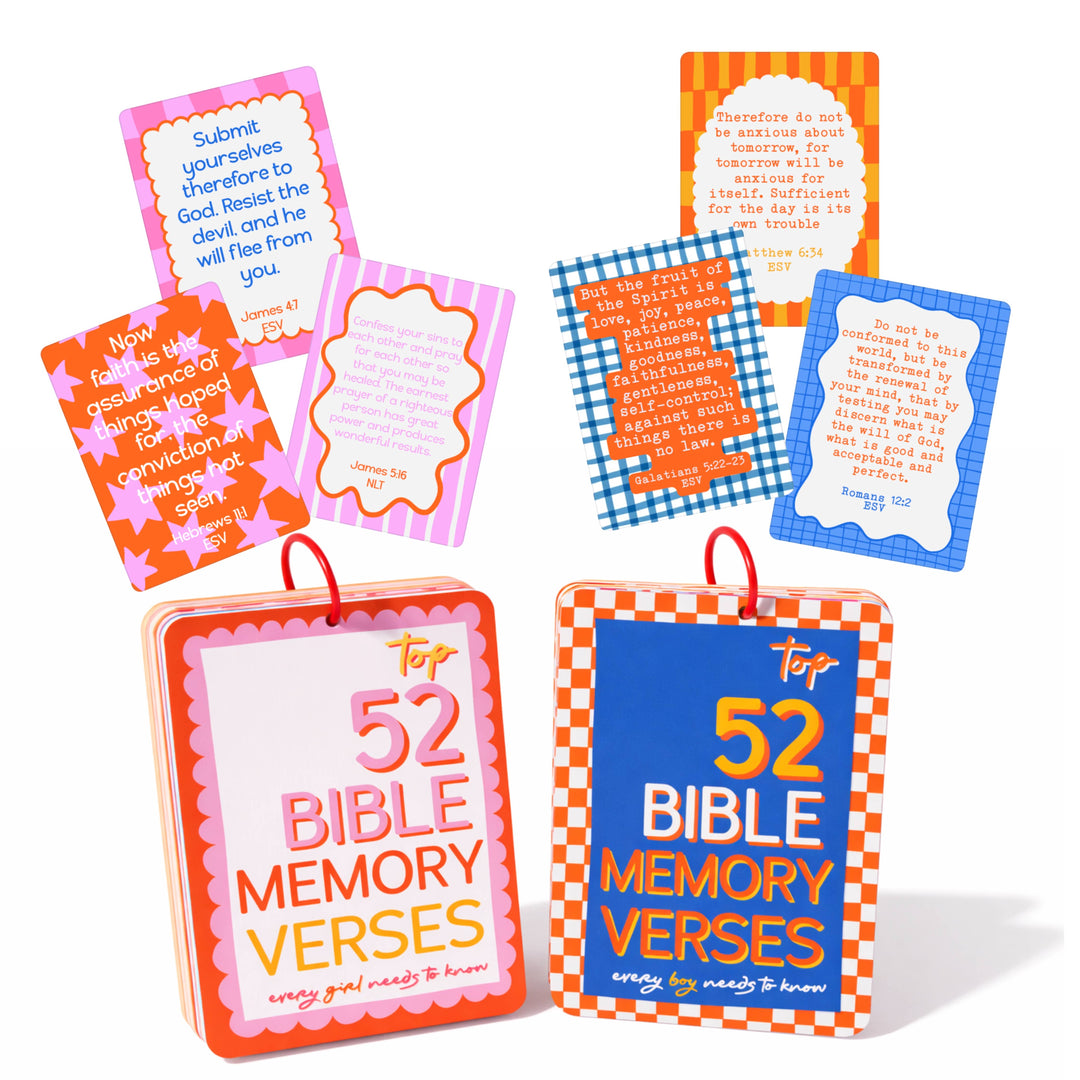 Kids Bible Memory Cards Christian gift kids Christian gift