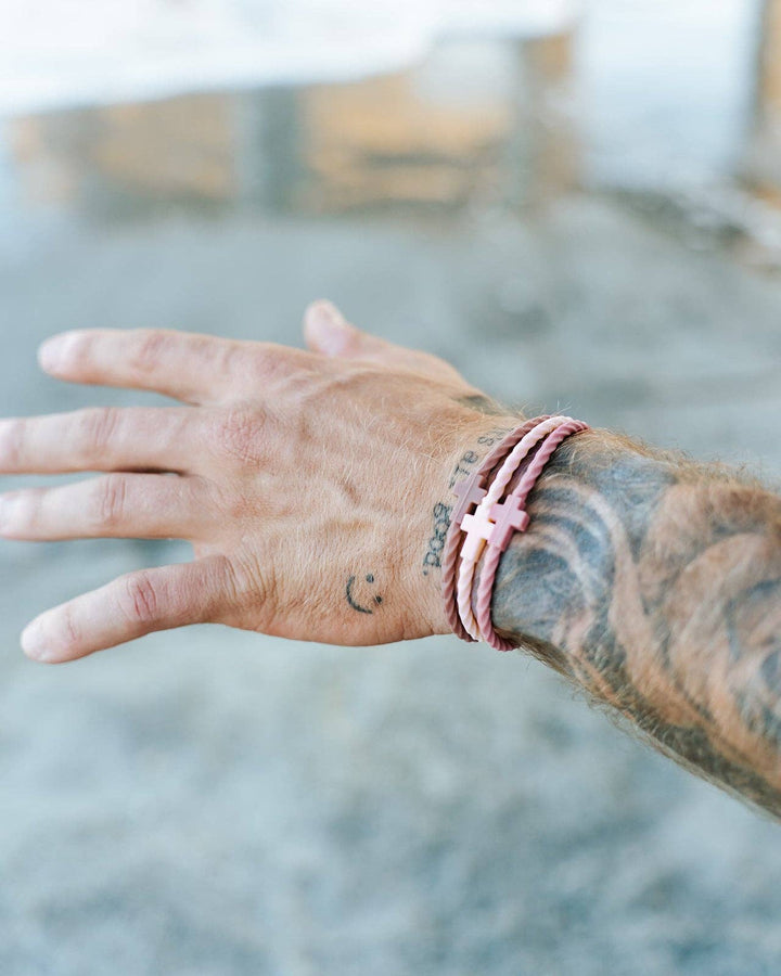In God We Must - Infinity Cross Bracelets- Twilight