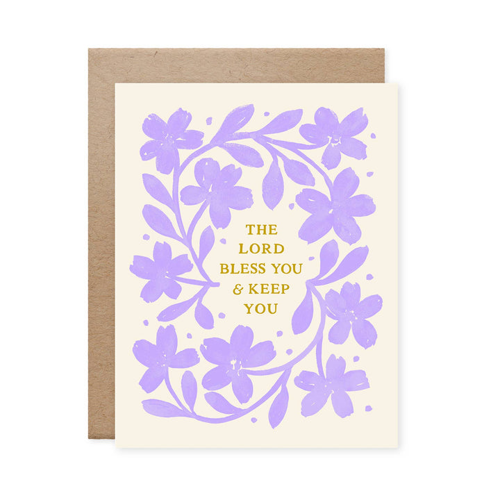 Naomi Paper Co. - The Lord Bless You &amp; Keep You Card