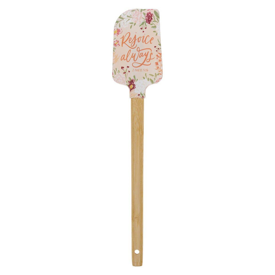 Christian Art Gifts - Rubber Spatula Rejoice Always 1 Thess. 5:16