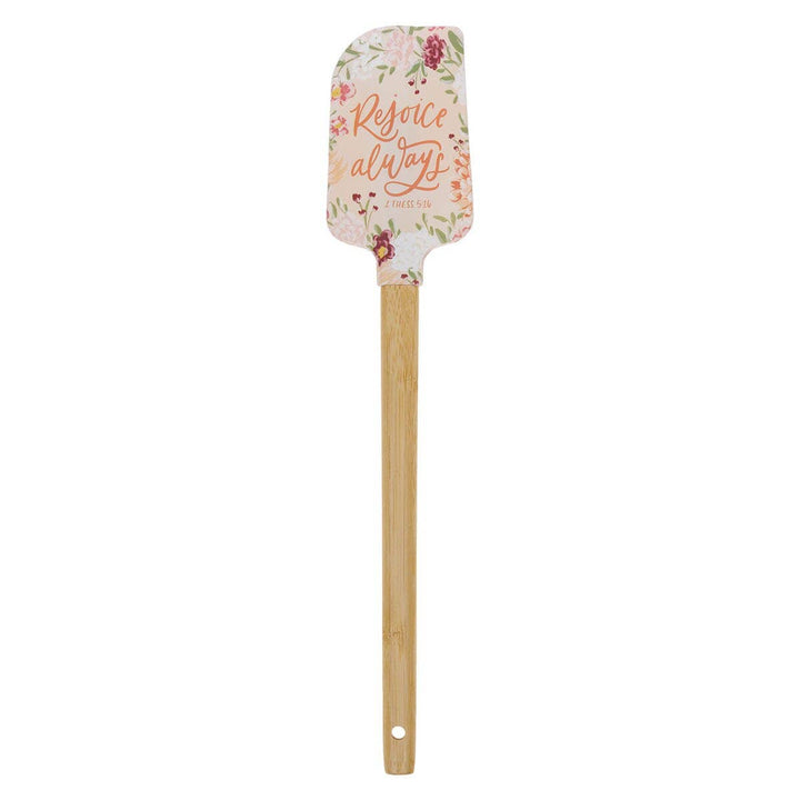 Christian Art Gifts - Rubber Spatula Rejoice Always 1 Thess. 5:16