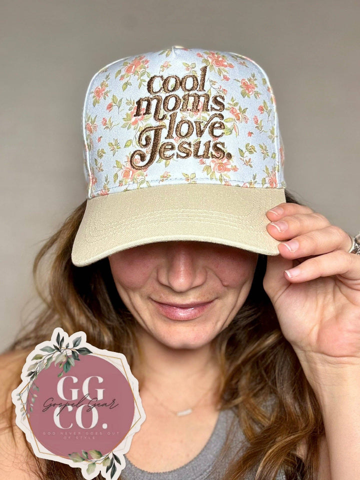 Gospel Gear Co - Cool Moms Love Jesus Embroidered Hat
