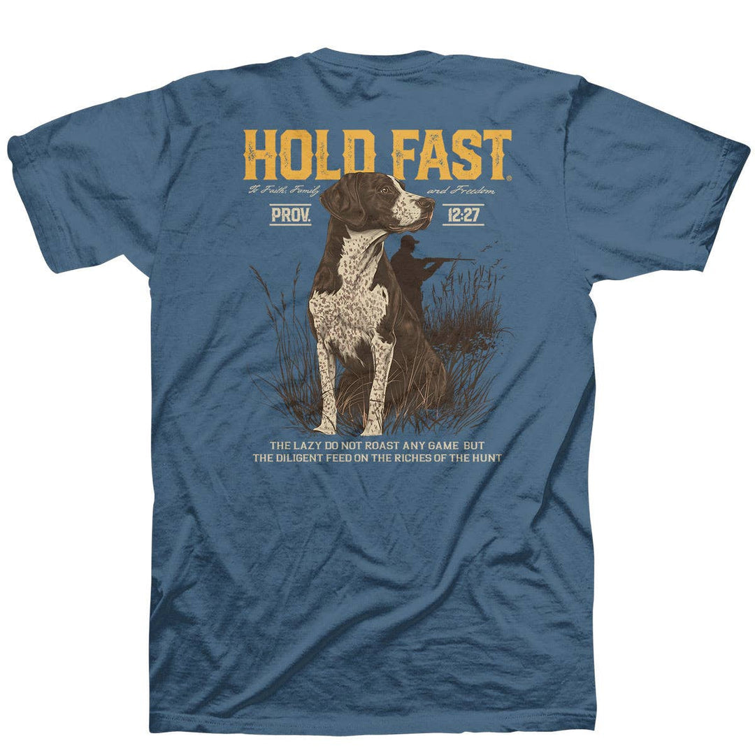 HOLD FAST Mens T-Shirt Hunting Dog