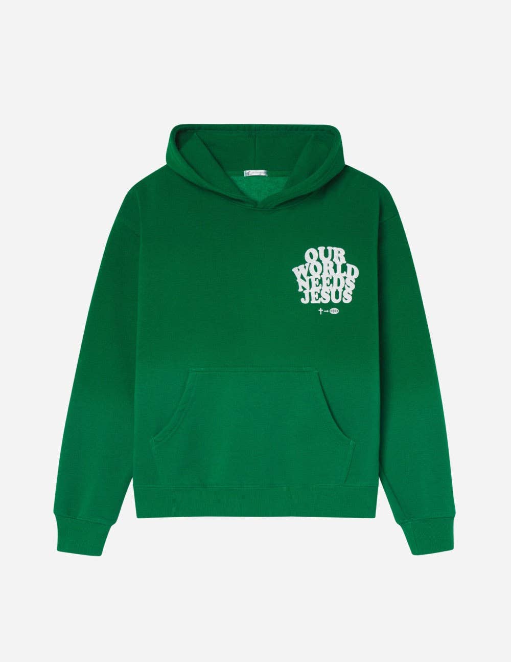 Our World Needs Jesus Unisex Hoodie: L