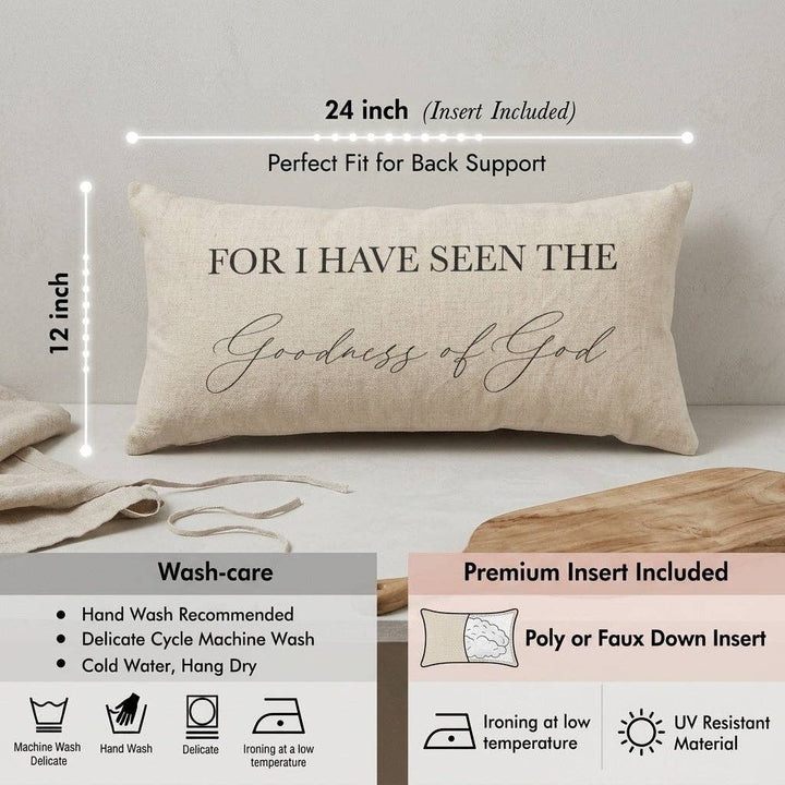 Lumbar Pillows - Goodness of God | Housewarming Gift