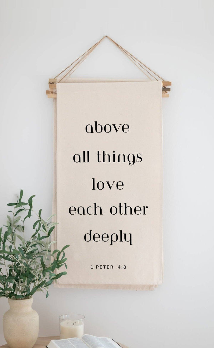 Revelation Culture - 
above all things love each other deeply | banner