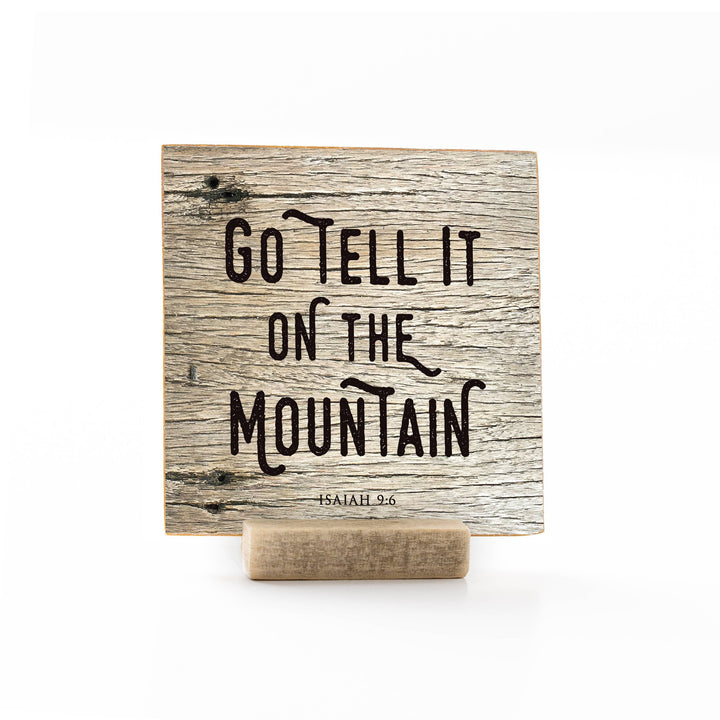 Revelation Culture - Christmas | Wood Message Art Card Flat Card | 4 x 4