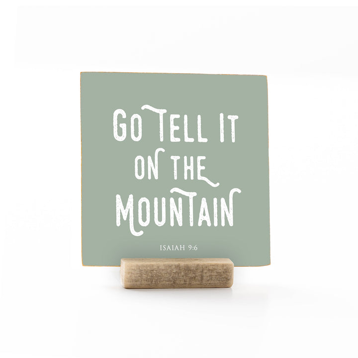Revelation Culture - Christmas | Wood Message Art Card Flat Card | 4 x 4