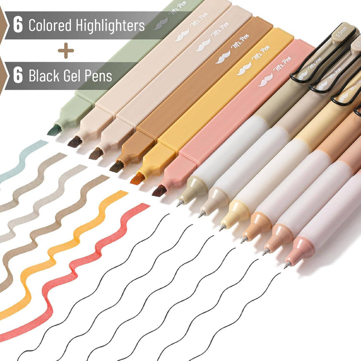Mr. Pen - Bible Safe Aesthetic Highlighters Set