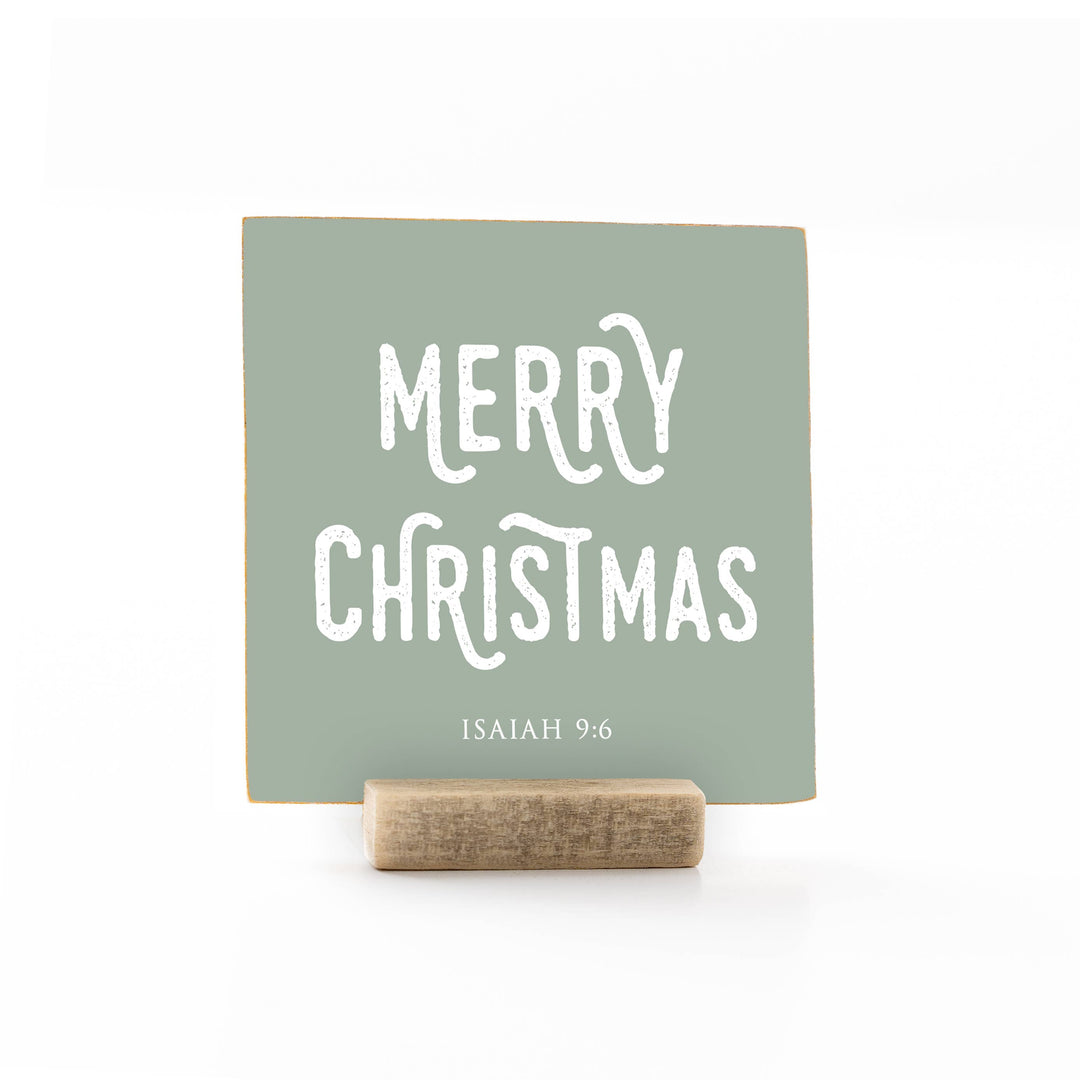 Revelation Culture - Christmas | Wood Message Art Card Flat Card | 4 x 4