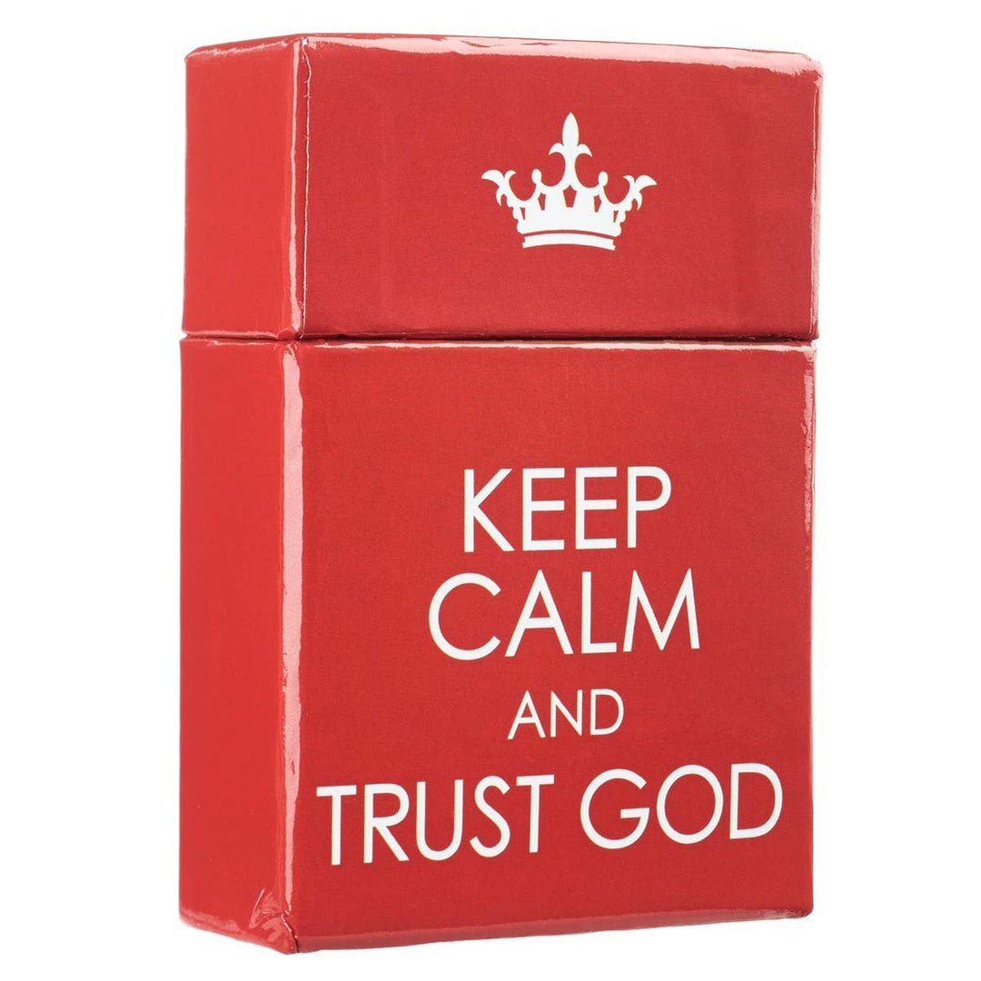 Box of Blessings Keep Calm &amp; Trust God