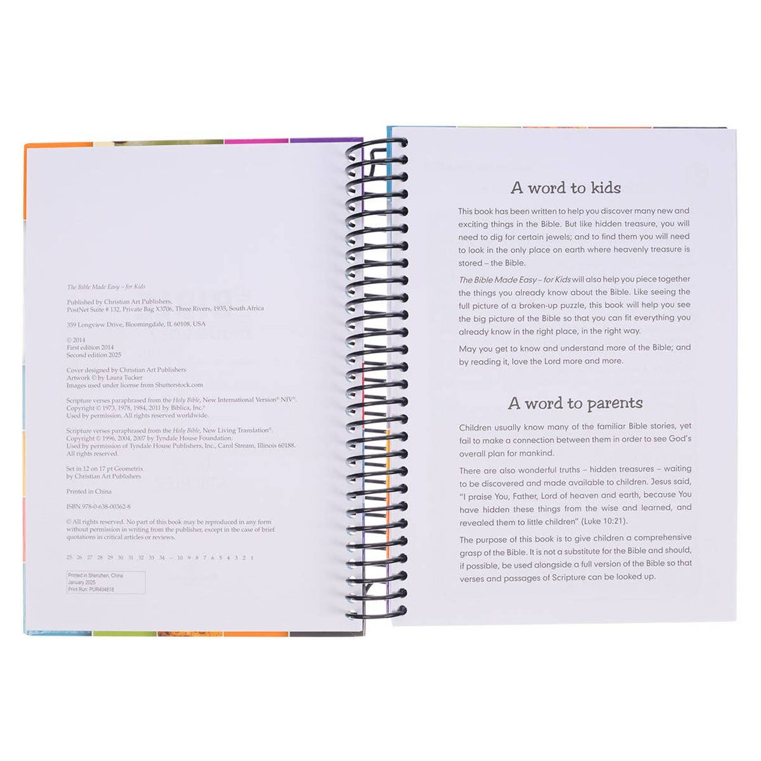 Kid Book The Bible Made Easy Wirebound