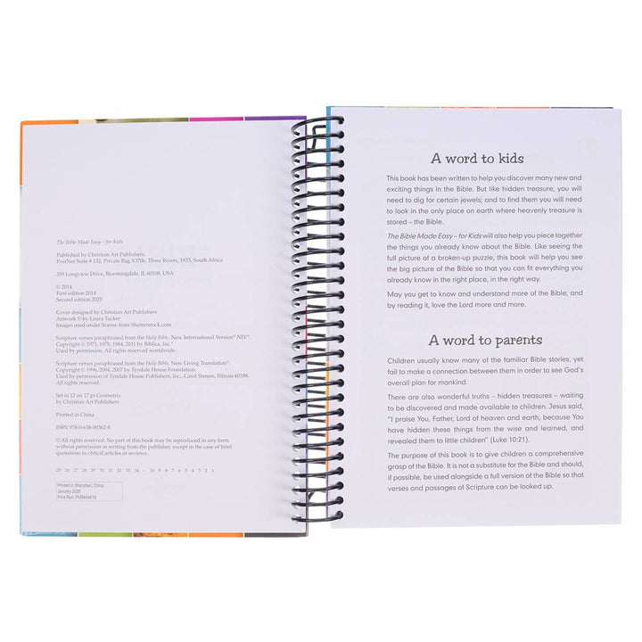 Kid Book The Bible Made Easy Wirebound