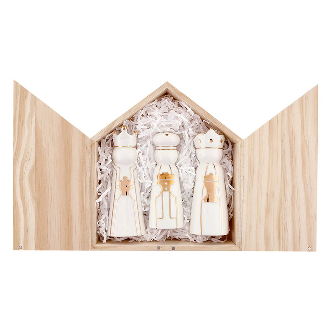 Santa Barbara Design Studio by Creative Brands - Ceramic Figurines - 3 Kings - Large