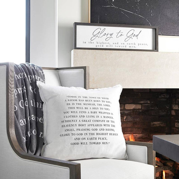 Santa Barbara Design Studio by Creative Brands - Face to Face Wood Sign - Glory to God