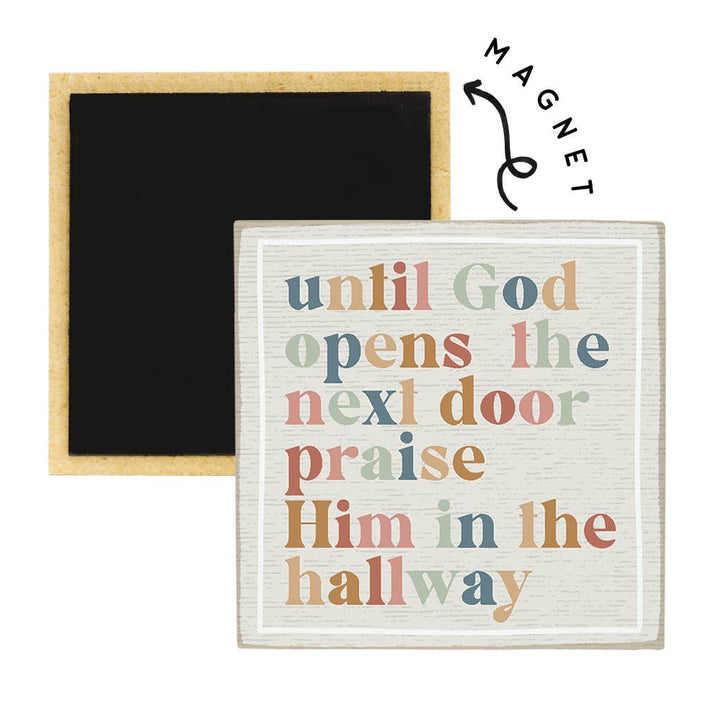 Sincere Surroundings - Praise Him In The Hallway - Square Magnets
