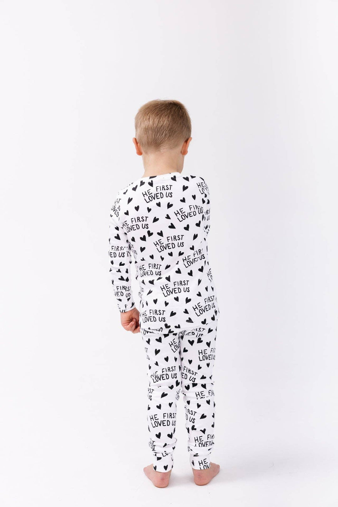 Holy Pals - He First Loved Us PJ Long Sleeve Set Cotton