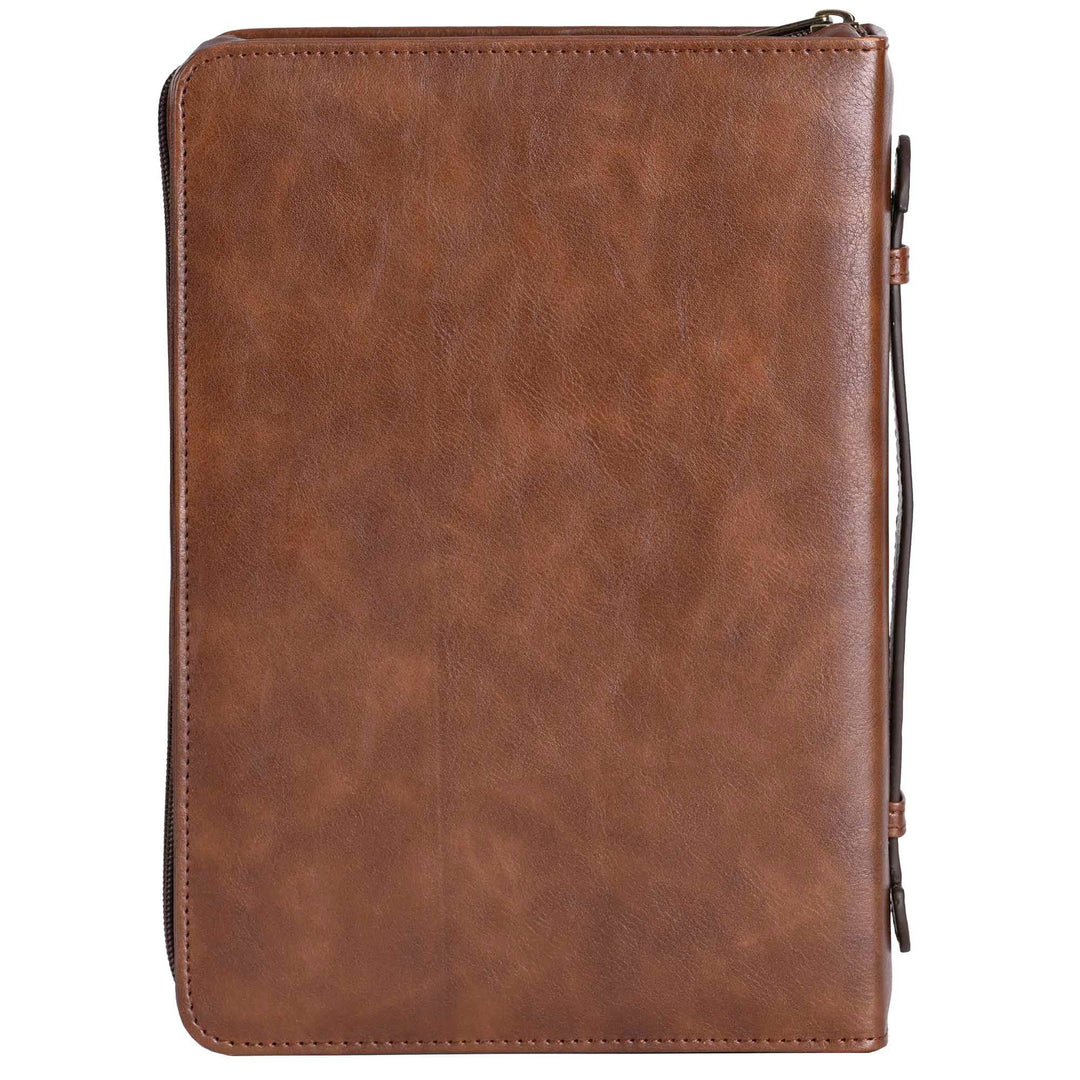 White Dove Bible Case For I Know The Plans Brown Lg