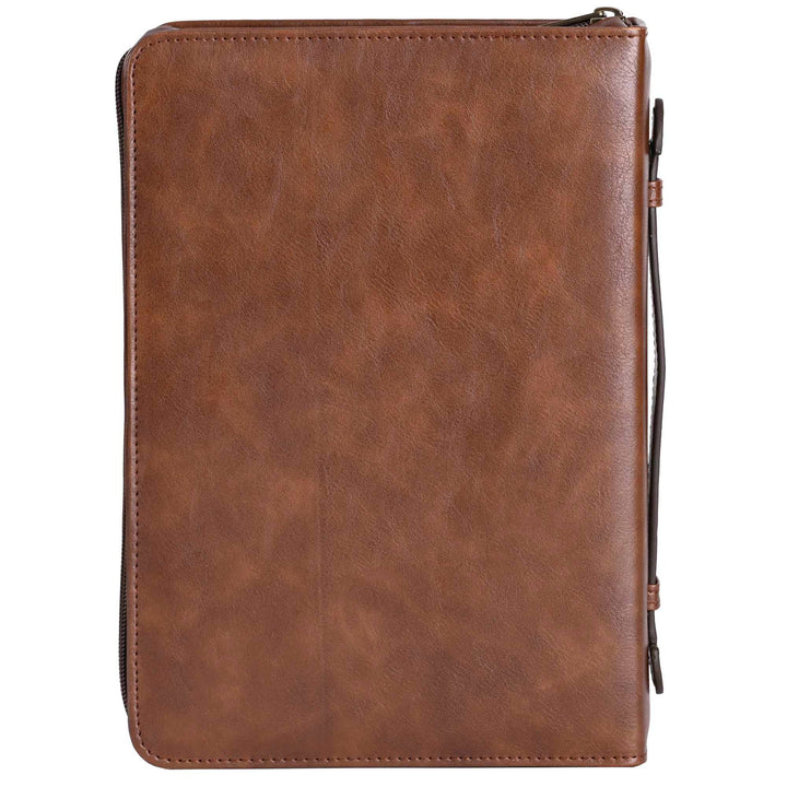 White Dove Bible Case For I Know The Plans Brown Lg