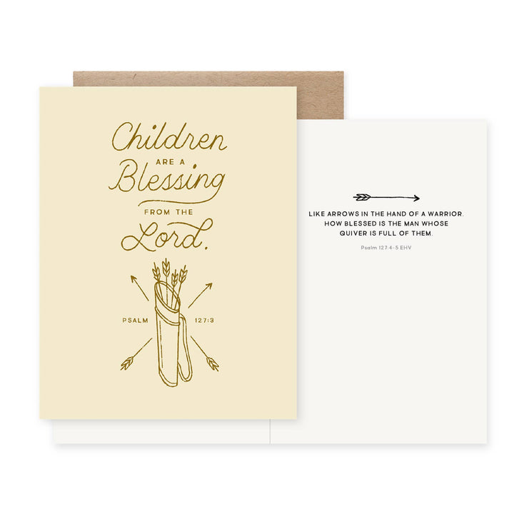 Naomi Paper Co. - Children Are a Blessing Card