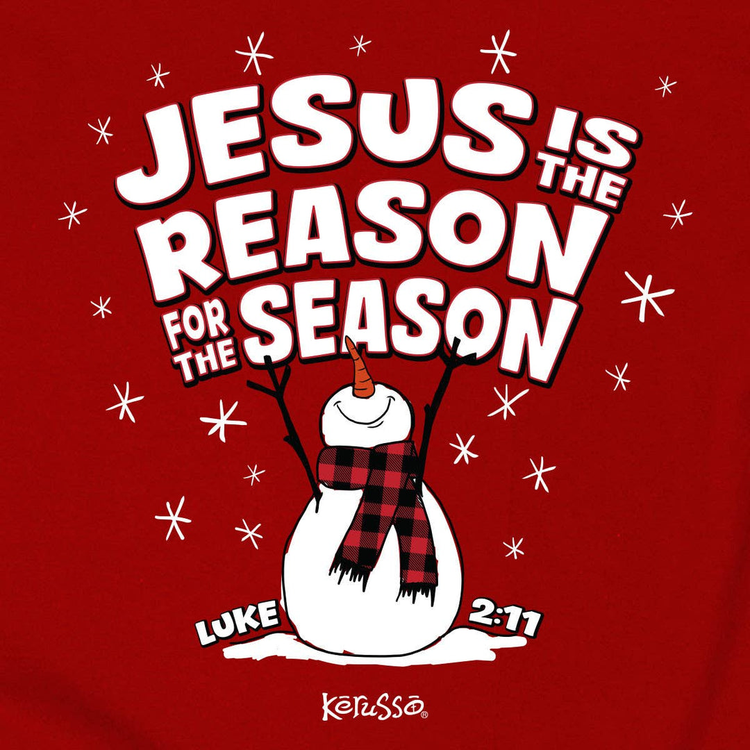 Kerusso - Kerusso Kids Christmas T-Shirt Jesus Is The Reason Snowman