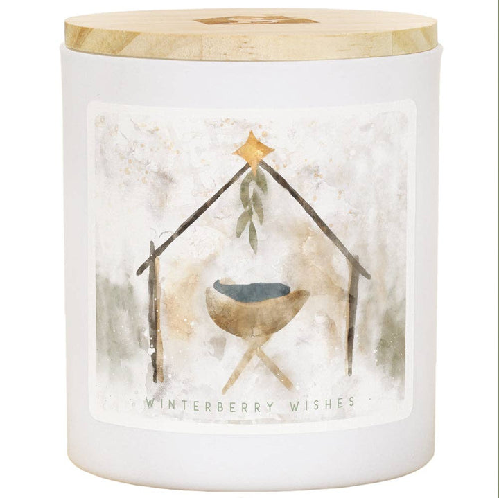 Sincere Surroundings - Manger Stable Art - WBR - Candles