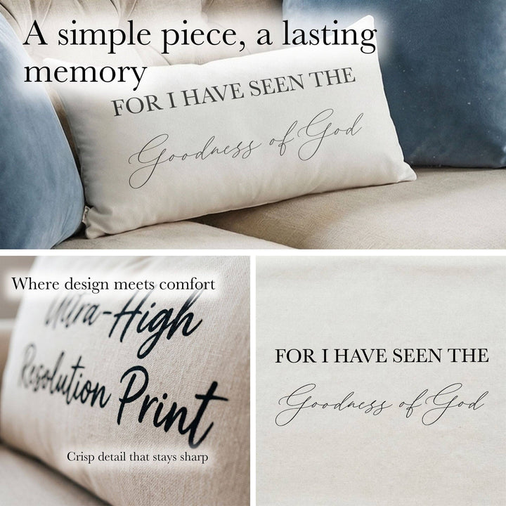 Lumbar Pillows - Goodness of God | Housewarming Gift