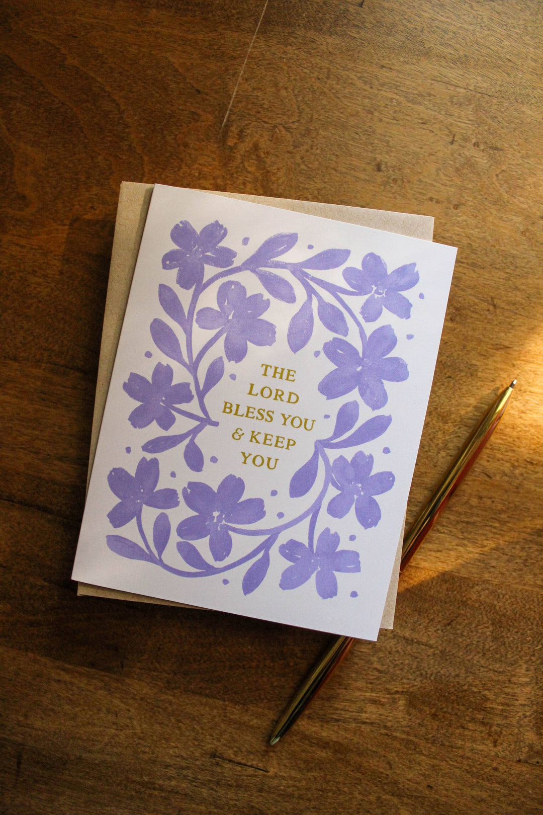 Naomi Paper Co. - The Lord Bless You &amp; Keep You Card
