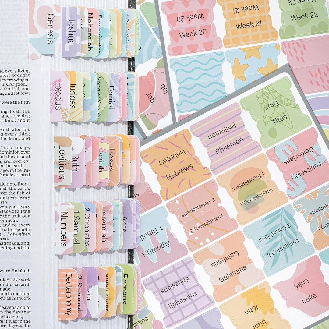Mr. Pen - Bible Tabs Laminated 120 Pack