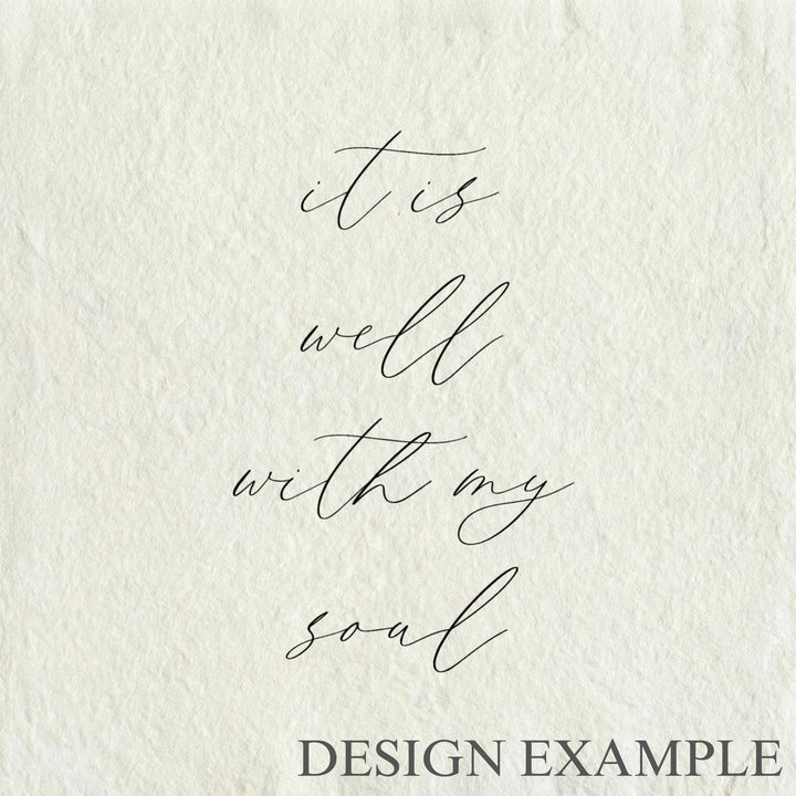 Glass Table Frames &amp; Cards - It is Well | Housewarming Gift