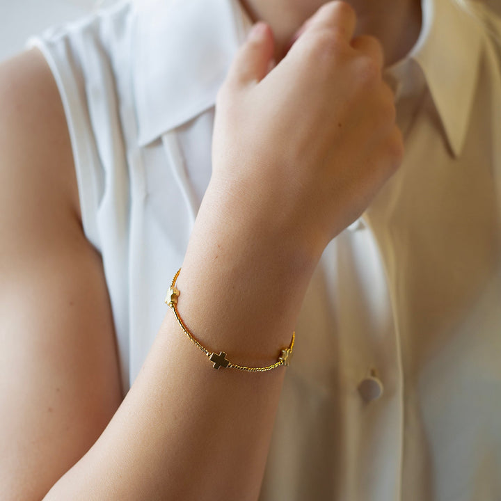 Faithful Bangle-Gold