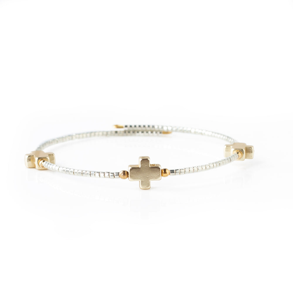 Faithful Bangle-Silver