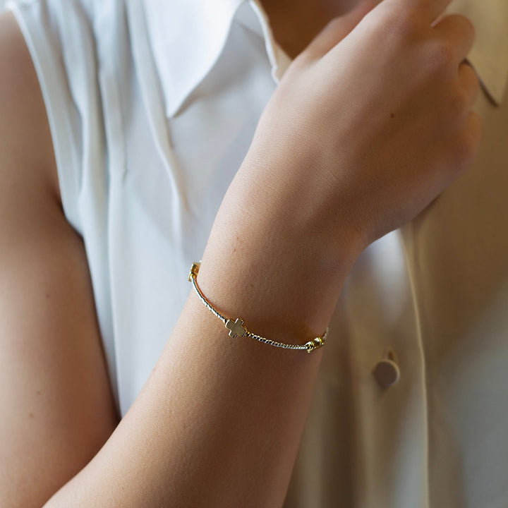 Faithful Bangle-Silver
