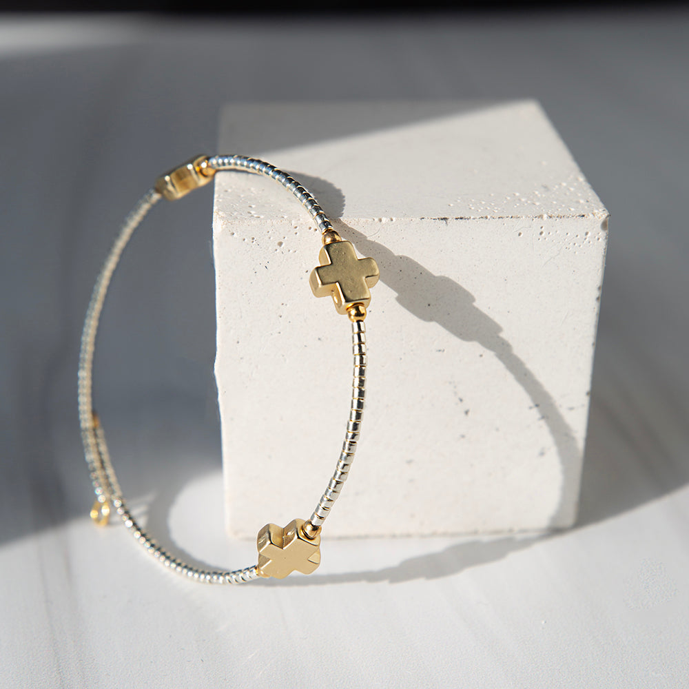 Faithful Bangle-Silver