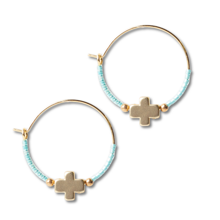 Faithful Earrings-Turquoise