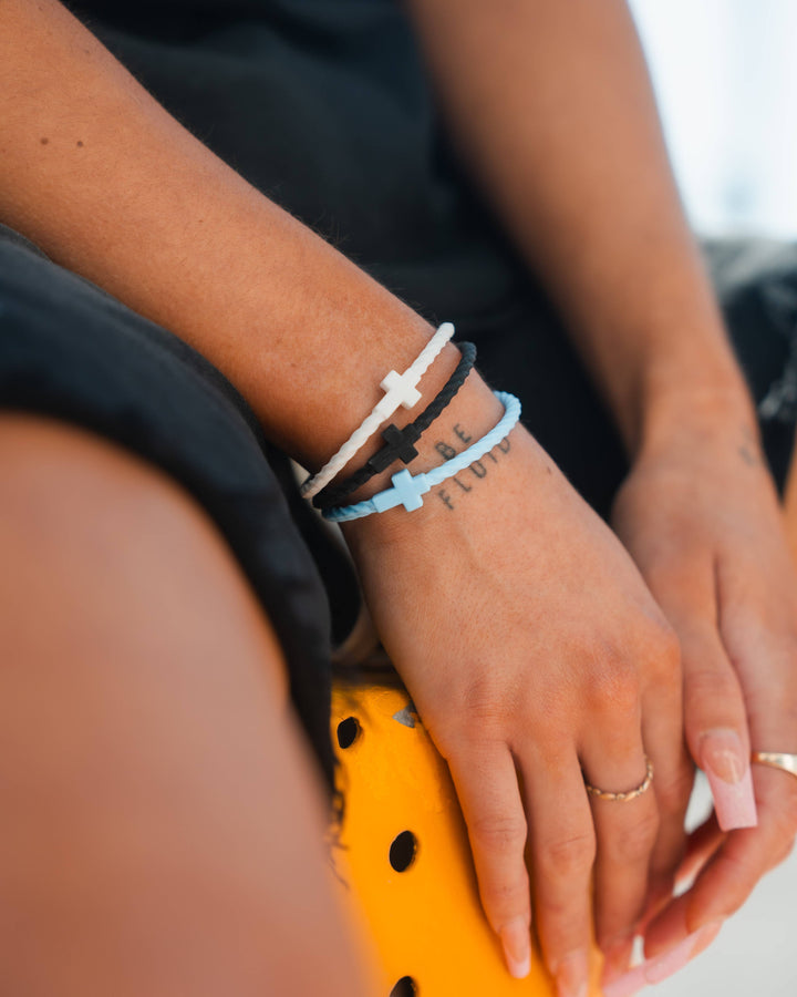 In God We Must - Infinity Cross Bracelets- Heaven