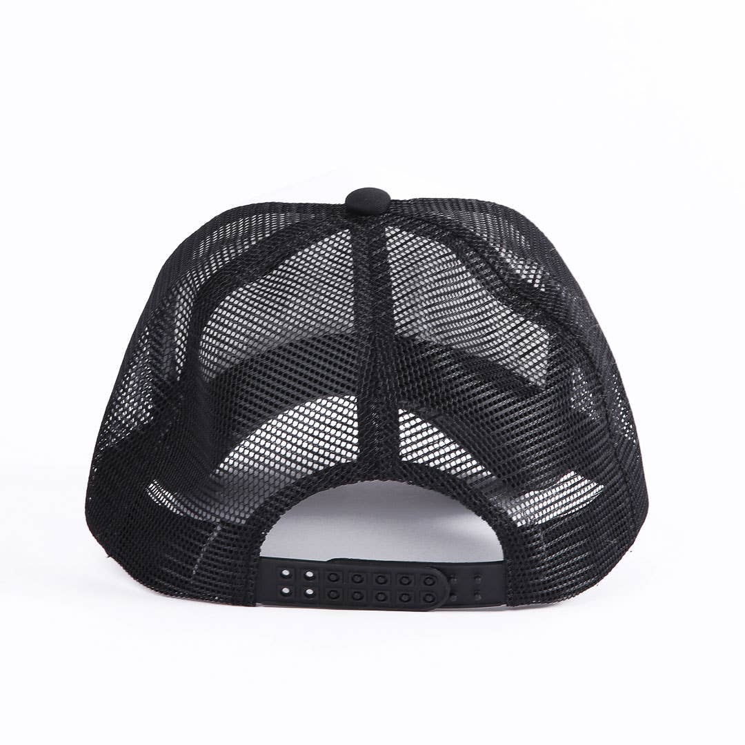 Trucker Hat - "Revival" Black &amp; White